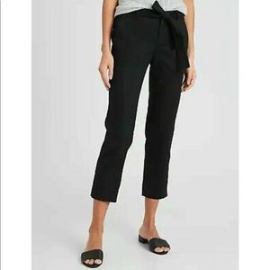 Banana Republic linen-blend trousers with tie waist